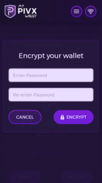 MPW Dashboard Encrypting Wallet Popup.png